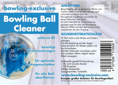 bowling-exclusive Bowlingkugel Reiniger Bowling Ball Cleaner 1000 ml