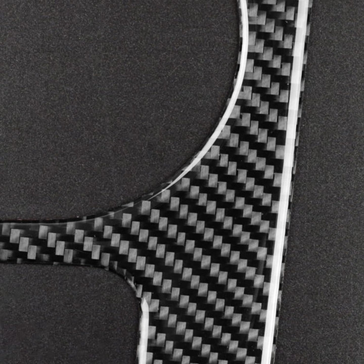 KUNGKIC Kohlefaser Auto Mittelkonsole Schalttafel Abdeckung Aufkleber Gangschaltung Paneel Innenraum