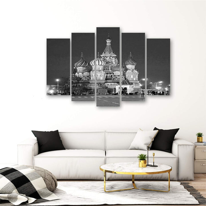 Feeby. Leinwandbild - 5 Teile - Bilder, Wand Bild, Wandbilder, Kunstdruck XXL, 5-Teilig, Typ A, 200x