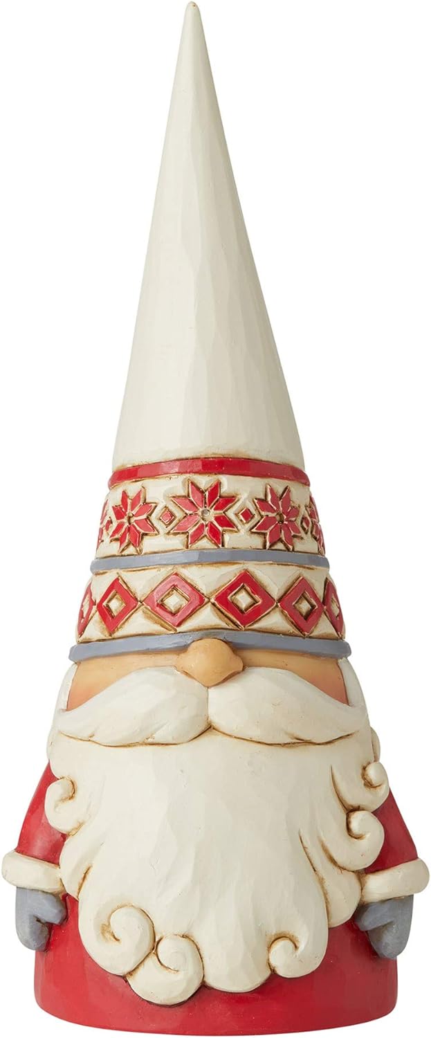 Enesco Jim Shore Heartwood Creek Nordic Noel Schneeflocke Hut Zwerg Merry Mischief Figur, 18 cm hoch