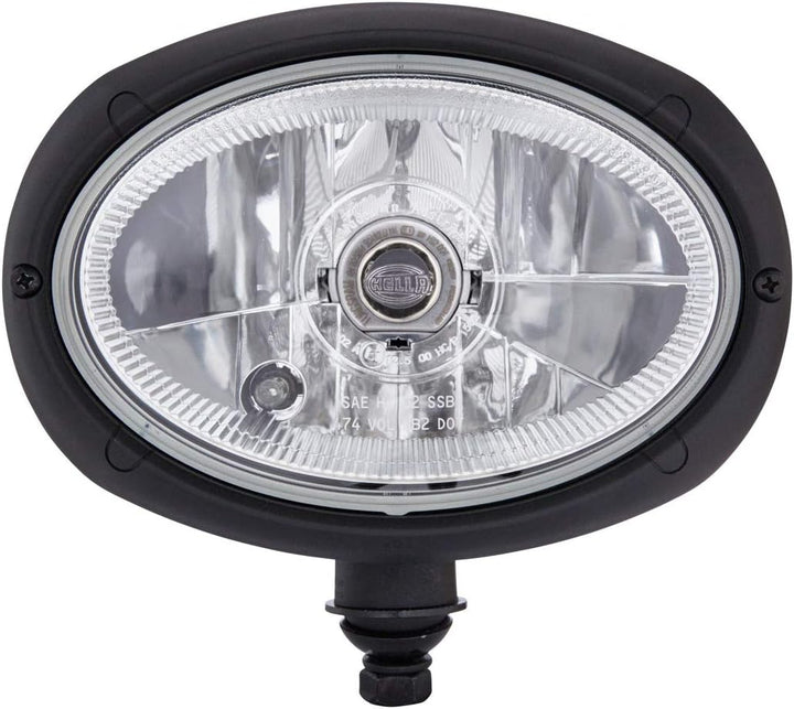 HELLA - Halogen-Hauptscheinwerfer - Oval 120 - 24/12V - Referenzzahl: 12.5 - Anbau - Stecker: Male -