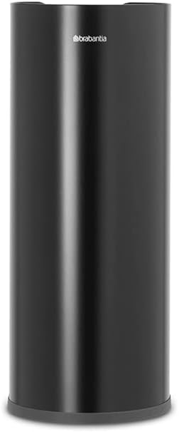 Brabantia 280504 ReNew Collection Toilettenpapierständer, Matt Black