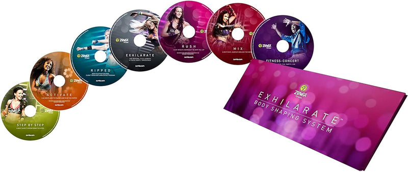 Zumba Fitness® Exhilarate Deutsche original version Premium Body Shaping System 7 DVDs Set