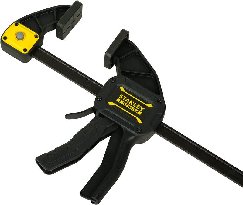 Stanley FatMax Einhandzwinge Lang FMHT0-83236 (645mm Schienen-Länge, 135kg Spannkraft, verwindungsst