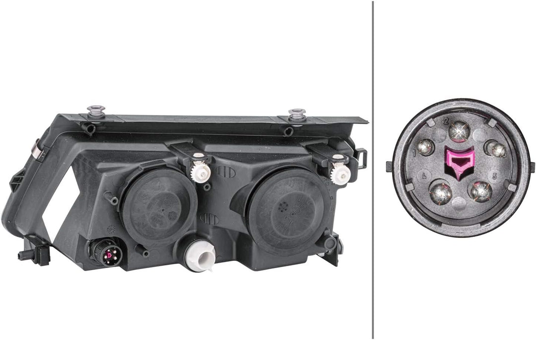 HELLA 1EF 007 520-061 Dreifachscheinwerfer/FF/Halogen-Hauptscheinwerfer - rechts - für u.a. VW Passa