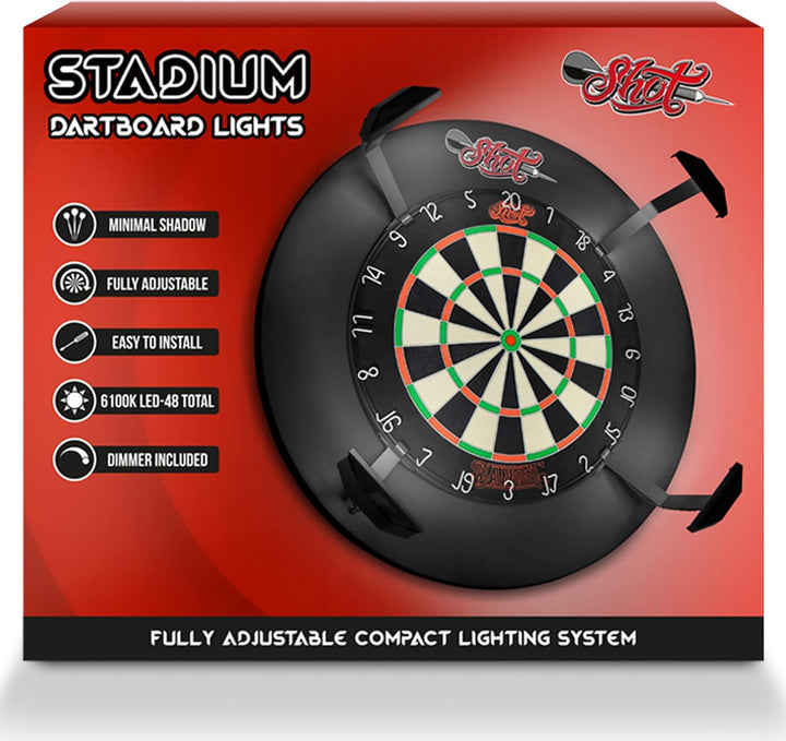 Shot! Darts Stadion Dartscheibe Beleuchtung System