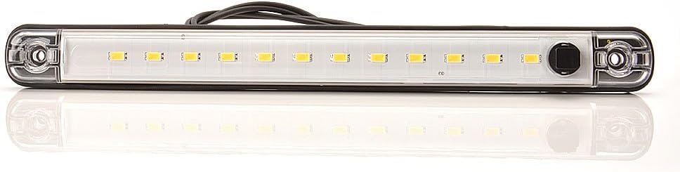 LED-MARTIN 2er Sparset Innenraumleuchte mit Schalter 24V 238mm x 20,6mm