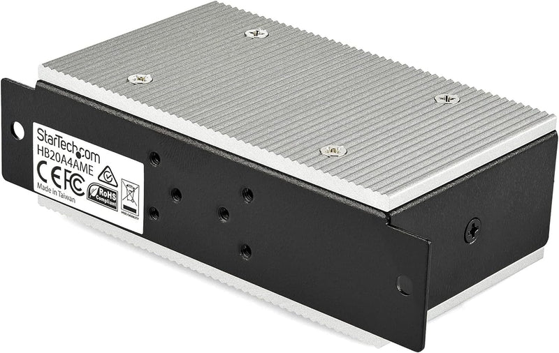 StarTech.com USB 2.0 Hub (4-Port Industrial USB 2.0 Hub mit ESD-Schutz, 350W Überspannungsschutz , W