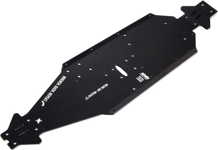 ARRMA Aluminium-Chassis CNC 7075 T6 LWB, Schwarz: EXB, ARA320570