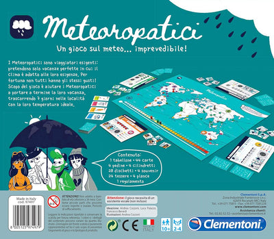 Clementoni Brettspiel Meteoropath Mehrfarbig, Meteoropath