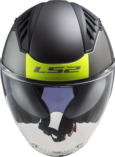 LS2, motohelm Jet Copter Urbane schwarzmat gelb, XL XL schwarzmatt gelb, XL schwarzmatt gelb