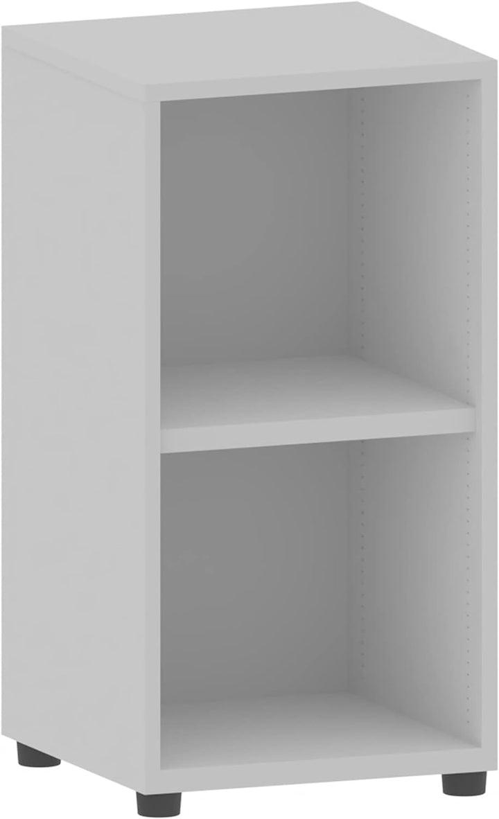 Aktenregal 2 Fächer versch. Farben | Büroregal 2 OH 40x40x77cm aus Holz | Büromöbel Ordnerregal Büch