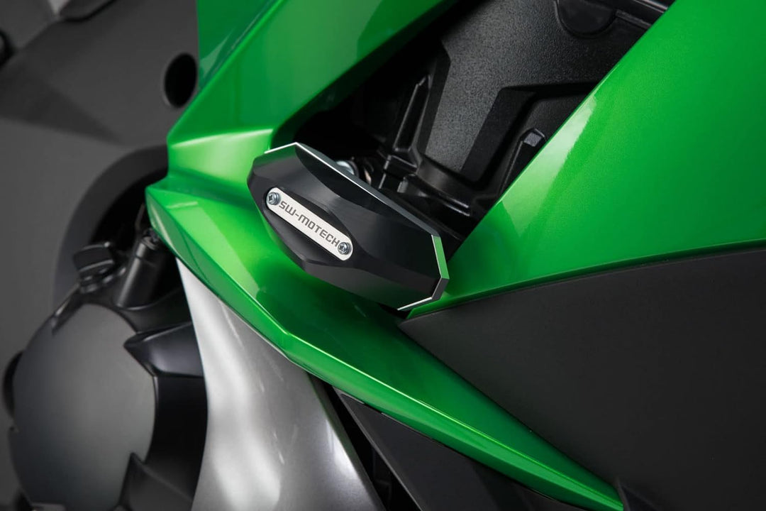 SW-Motech Sturzpad-Kit - Schwarz. Kawasaki Z 1000 SX (11-).