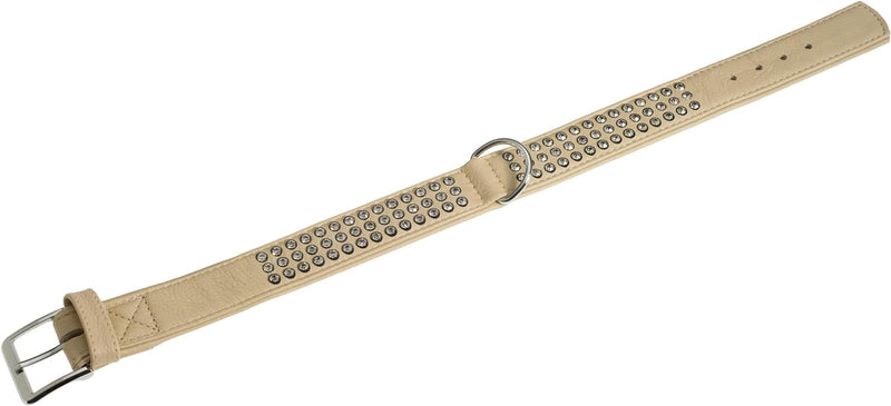 Karlie Nordic Strass Halsband L: 65 cm B: 40 mm XL hellbeige hellbeige L: 65 cm B: 40 mm, hellbeige