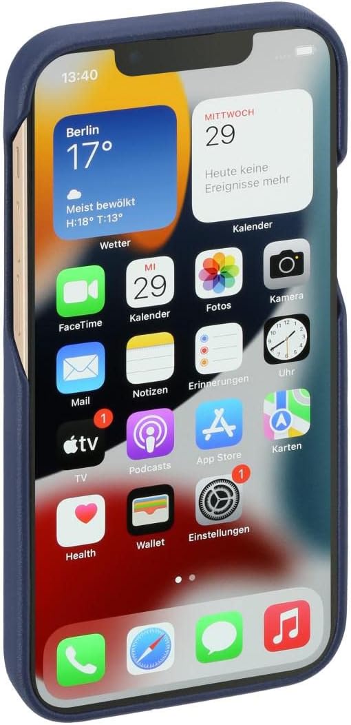 Hama Hülle für Apple iPhone 13 Mini kompatibel mit MagSafe (Magnetische Hülle für induktives Laden,
