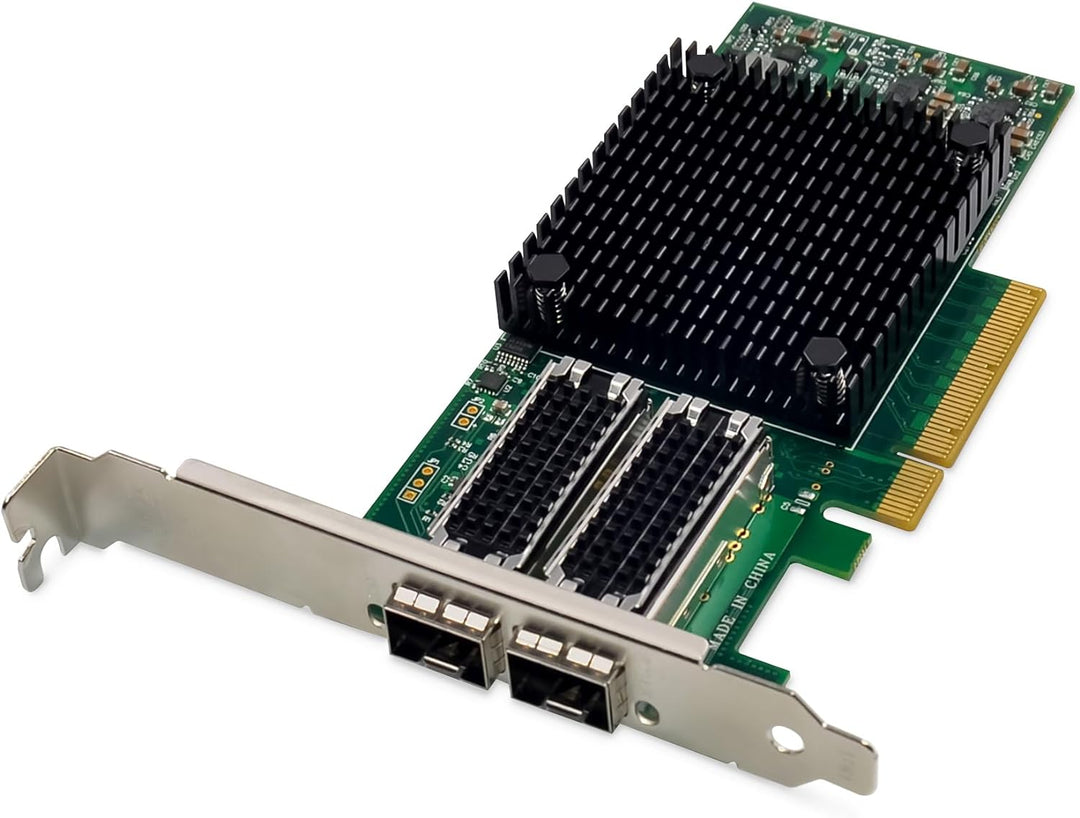 DIGITUS 25 Gigabit Ethernet Server Netzwerkkarte - 2 Port SFP28 - NIC - 1000/10000/25000 Mbps 2x SFP