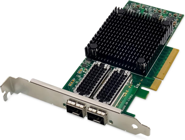 DIGITUS 25 Gigabit Ethernet Server Netzwerkkarte - 2 Port SFP28 - NIC - 1000/10000/25000 Mbps 2x SFP