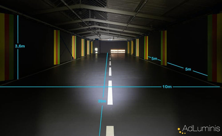 AdLuminis Blackline LED Arbeitsscheinwerfer 45 Watt 2700 Lumen, Flood, Zusatzscheinwerfer, Arbeitssc