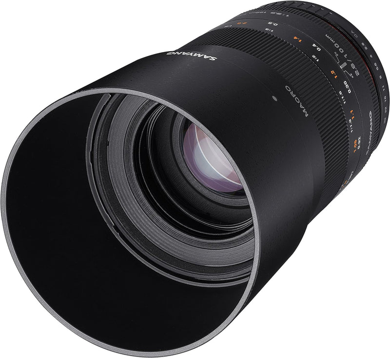 Samyang 100mm F2.8 ED UMC Full Frame Telephoto Macro Lens for Sony E-Mount Interchangeable Lens Came