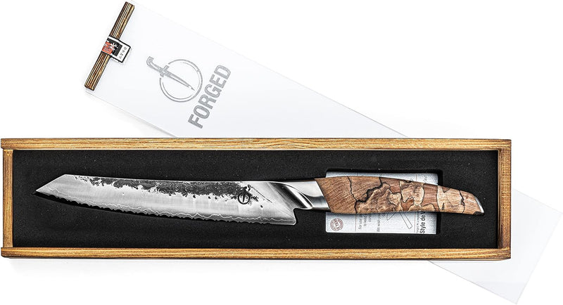 Forged Brotmesser Katai, 20cm, Aus japanischem VG10 Stahl, Von Hand in 5 Schichten geschmiedet, Verp