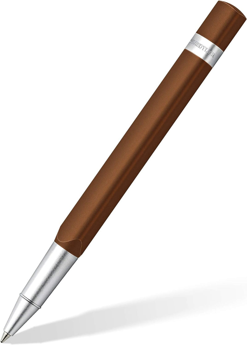 STAEDTLER TRX 412TRX7M-9ST Tintenroller (ergonomische Dreikantform, samtweiche Aluminium-Oberfläche,