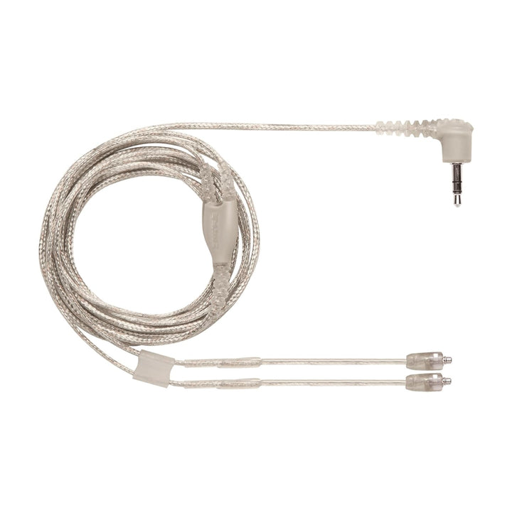 Shure EAC64CLS Ersatzkabel für SE Ohrhörer, 162 cm, Transparent transparent One Size Silberne MMCX-S