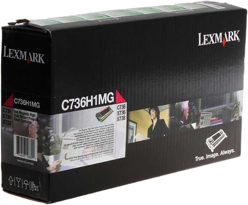 Lexmark C736H1MG - RET.PROGR. TONER CARTR.MAGENTA - C736, X736, X738 Rückgabe-Tonerkassette Magenta