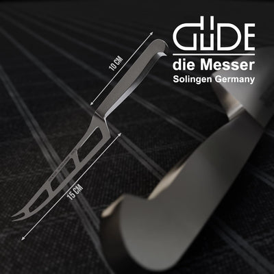 GÜDE Solingen - Weichkäsemesser Käsemesser geschmiedet, 15 cm, Ganzstahl, KAPPA, Handmade Germany