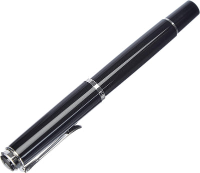 Pelikan 804080 Kolbenfüllhalter Classic M205, schwarz, Feder M, 1 Stück Federbreite: M, Federbreite: