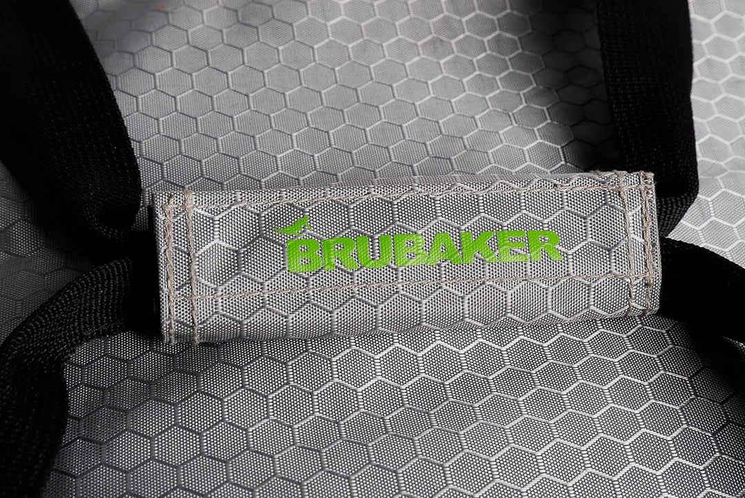 BRUBAKER SuperTec Skischuhtasche Helmtasche Rucksack mit Schuhfach - Silber Grün