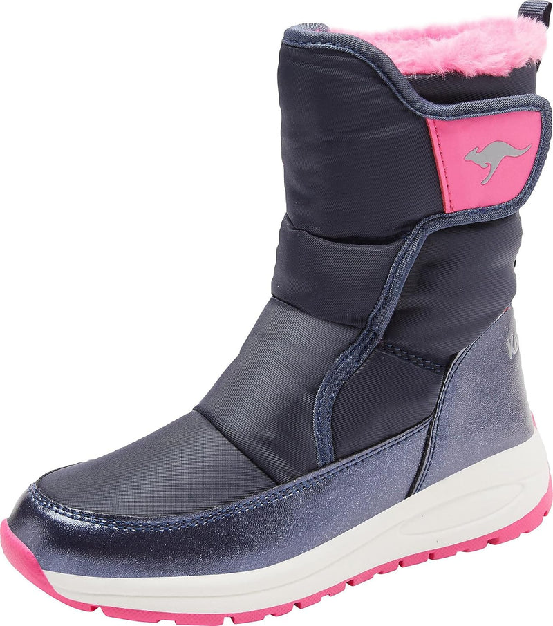 KangaROOS K-PE Belle RTX Stiefel, dk Navy/Daisy pink, 33 EU