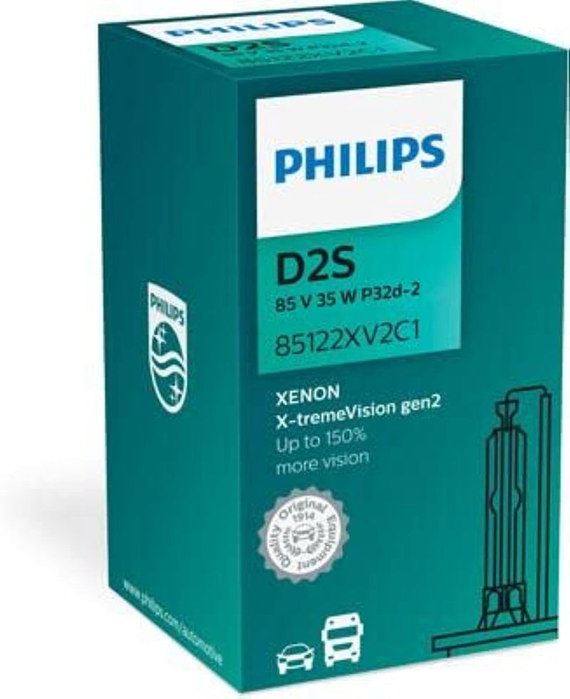 D2S 35W P32d2 Xenon Xtreme Vision 150% 1st. Philips 85122XVC1 weiss