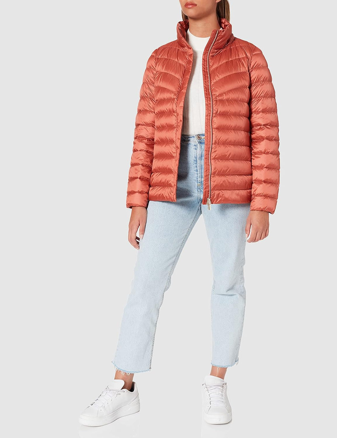 Geox Damen W Jaysen W1425ET2891 Down Coat, Autumn Glaze/RAW UMB, 38