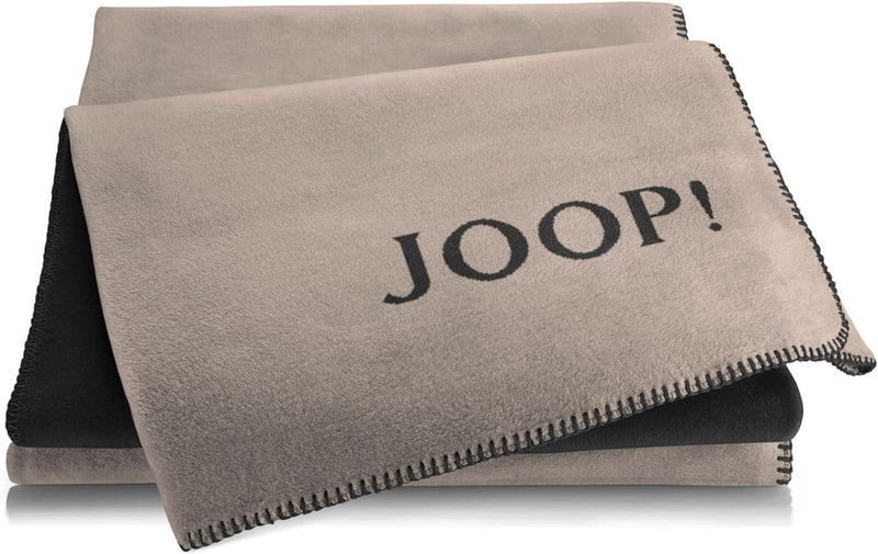 JOOP! Plaid Uni-Doubleface | Stein-Anthrazit - 150 x 200 150x200 cm Stein-anthrazit, 150x200 cm Stei