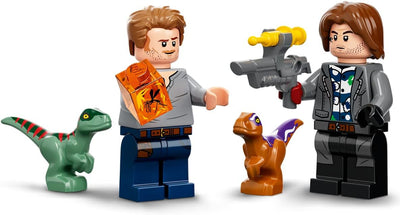 Lego Jurassic World Set - Atrociraptor: Motorradverfolgungsjagd 76945 + Polybag Dinosaurier-Markt 30