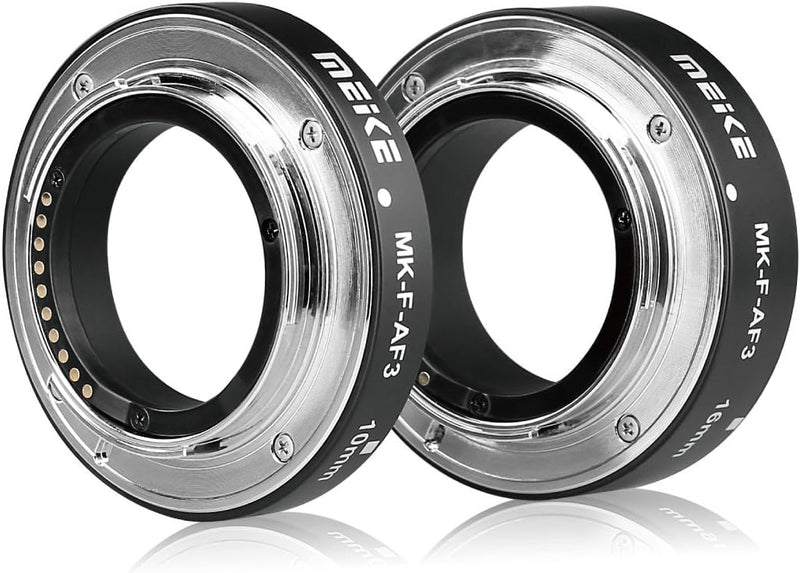 Meike MK-F-AF3 Auto Fucus Macro Extension Tube for Compatible with Fujifilm Mirrorless Camera(10mm 1