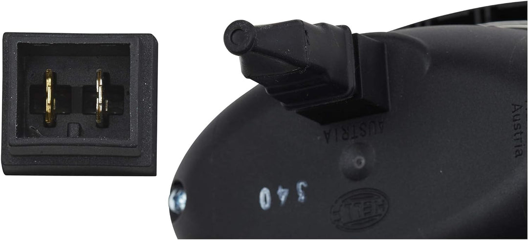 HELLA - Halogen-Arbeitsscheinwerfer - Oval 100 - 12V - Einbau/Schraubanschluss - 2-Punkt Befestigung