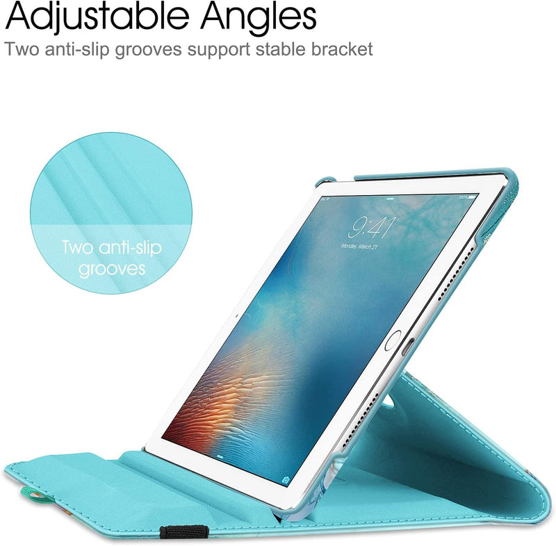 Fintie Hülle für iPad Pro 9.7 Zoll - 360 Grad Rotierend Stand Cover Case Schutzhülle Tasche mit Auto