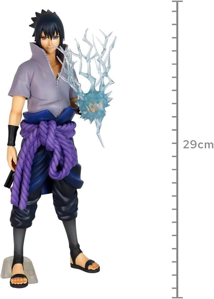 Banpresto Naruto Shippuden - Uchiha Sasuke - Figurine Grandista Nero 28cm