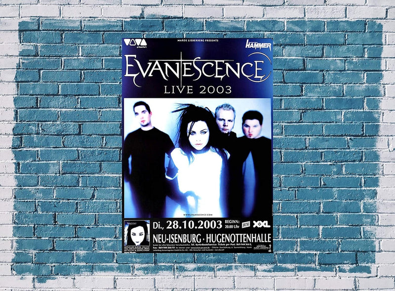 Evanescence - Live, Neu-Isenburg 2003 » Konzertplakat/Premium Poster | Live Konzert Veranstaltung |