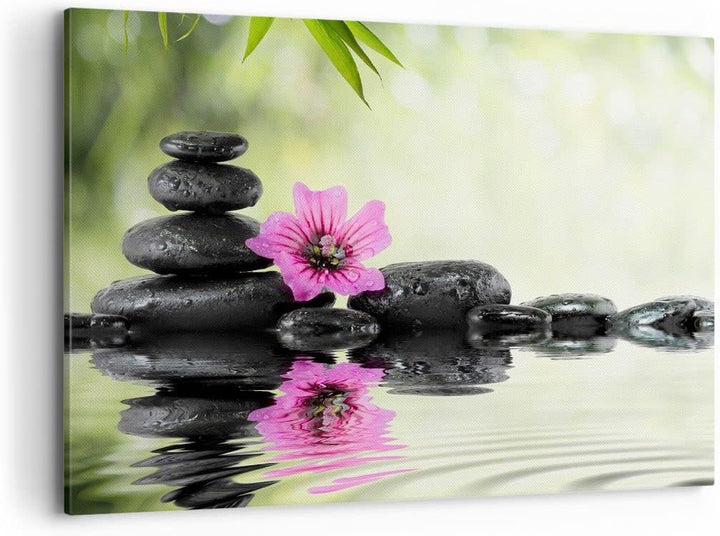 Bilder auf Leinwand 100x70cm Leinwandbild Asien kultur japan orientalisch Gross Wanddeko Bild Schlaf