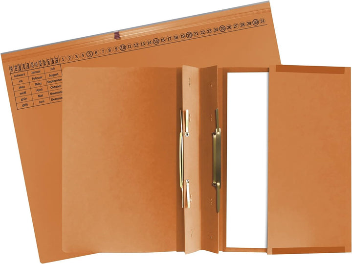 Exacompta 370409B 25er Pack Premium Kanzlei Hängehefter Exaflex Rechtsheftung, zwei Abheft-Vorrichtu