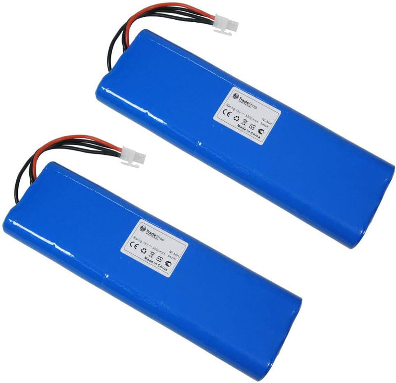 2x Hochleistungs Ni-MH Akku, 18V / 3000mAh für Husqvarna Automower Rasenroboter Mähroboter G2 (2004-