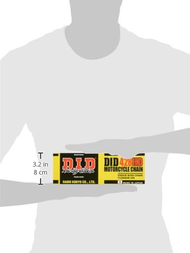 DID Kette 428 HD, 126 Glieder (Standard), offen mit Clipschloss