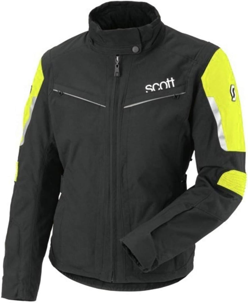 Scott Turn TP Damen Motorrad Jacke schwarz/gelb 2014: Grösse: 38