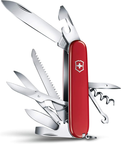 Victorinox Taschenmesser Ranger 79 M Grip, 130 mm, rot/schwarz &, Taschenmesser, Huntsman, 91 mm, ro