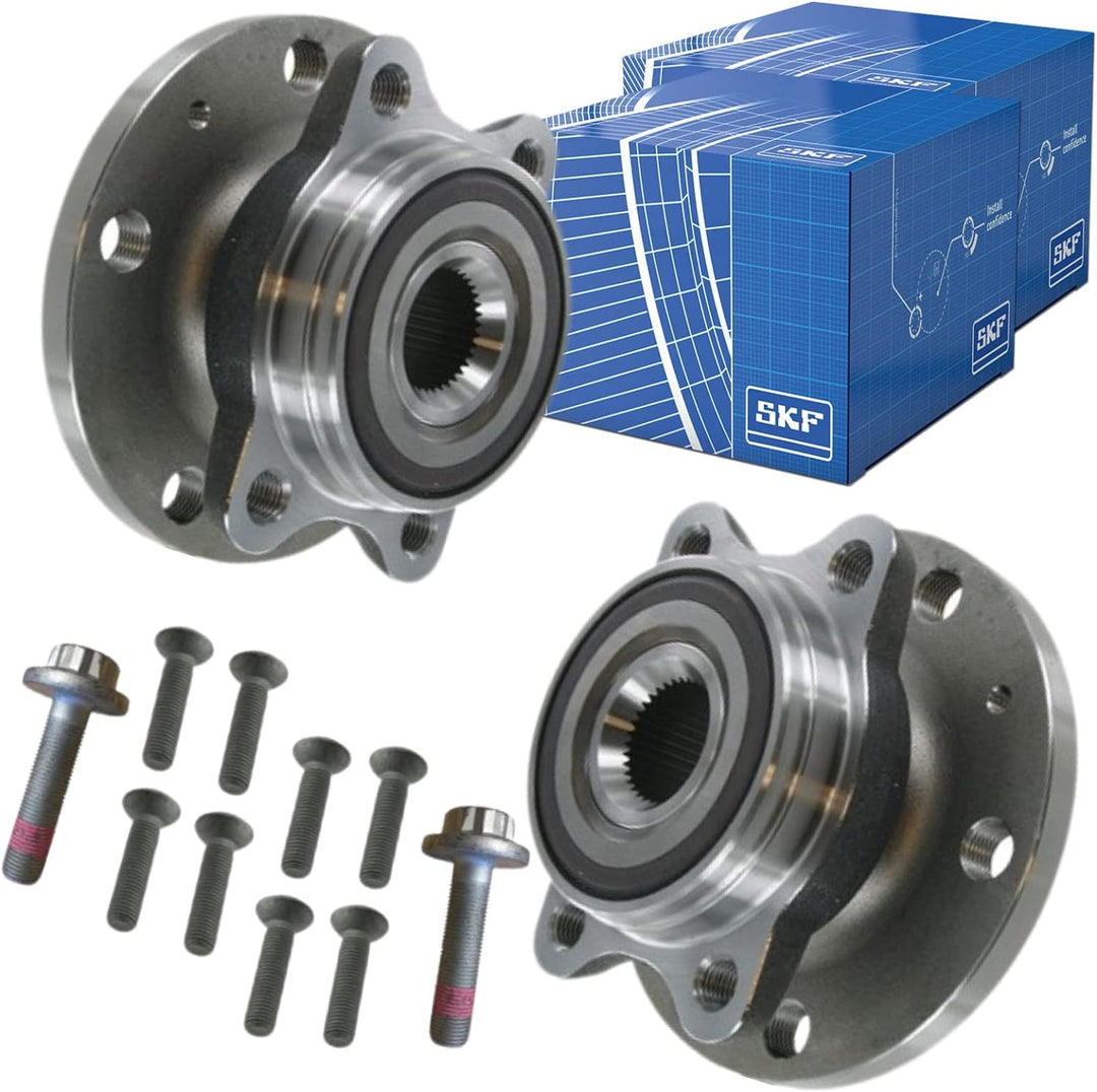 SKF 2X Radlagersatz Radlager Set Vorne Hinten | VKBA 3643 | Für A1 A3 8P Q3 TT ALTEA LEON OCTAVIA CA