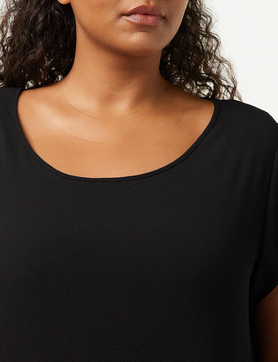 ONLY Vic Short Sleeve Top 40 (Packung mit 4) Schwarz, 40 (Packung mit 4) Schwarz