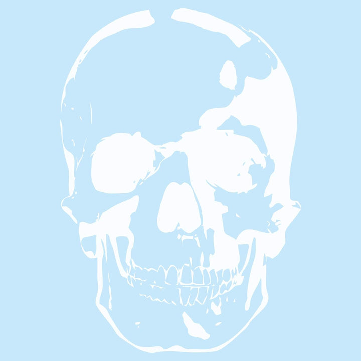 Finest Folia Totenkopf Aufkleber Sticker Auto Boot Motorrad Caravan Dekor KX026 (Weiss Matt, 80cm x