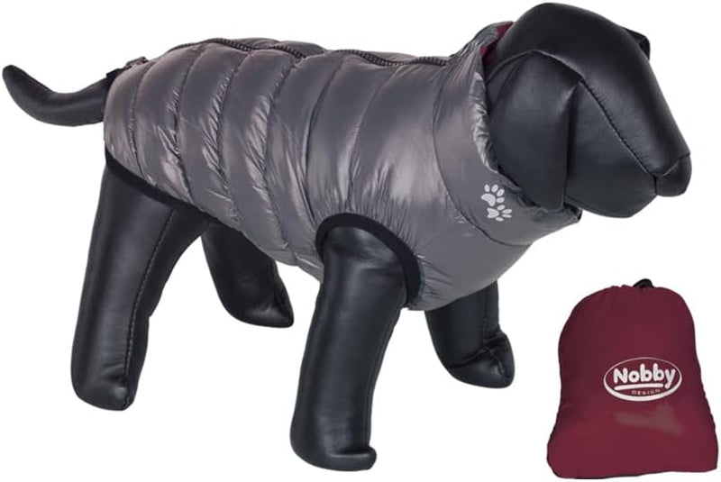 Nobby Hundemantel LIGHT, bordeaux-grau 36 cm, 1 Stück 36 cm bordeaux-grau, 36 cm bordeaux-grau